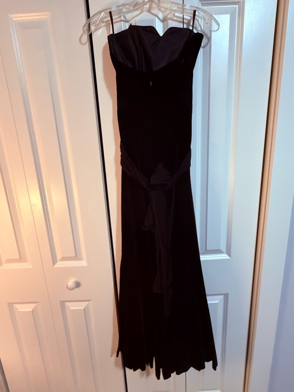 Black Strapless Evening Dress - Elegant Formal Gown